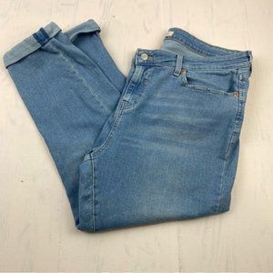 Levi Strauss signature Womans Jeans Size 20 - 35 Waist Boyfriend Style Cuffed.